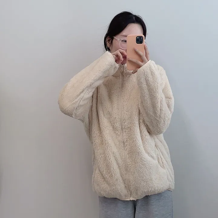 [당일발송/  도톰 !!] 포근 구름빵 양털 후리스(5color) 상세 이미지 13