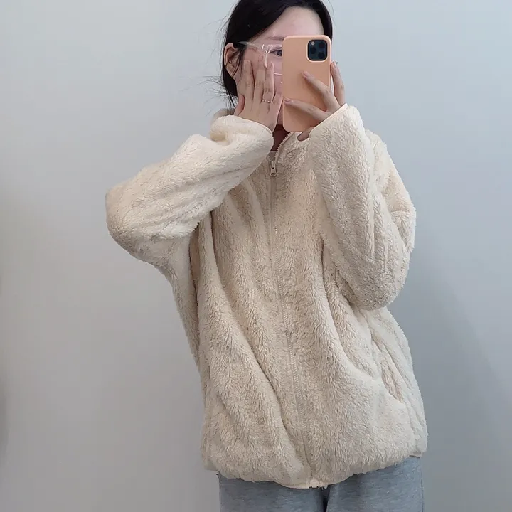 [당일발송/  도톰 !!] 포근 구름빵 양털 후리스(5color) 상세 이미지 14