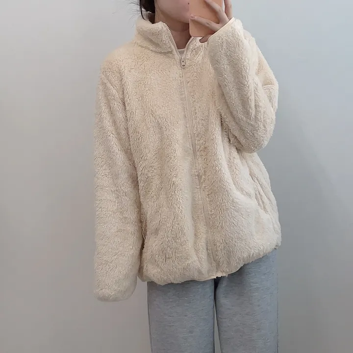 [당일발송/  도톰 !!] 포근 구름빵 양털 후리스(5color) 상세 이미지 17