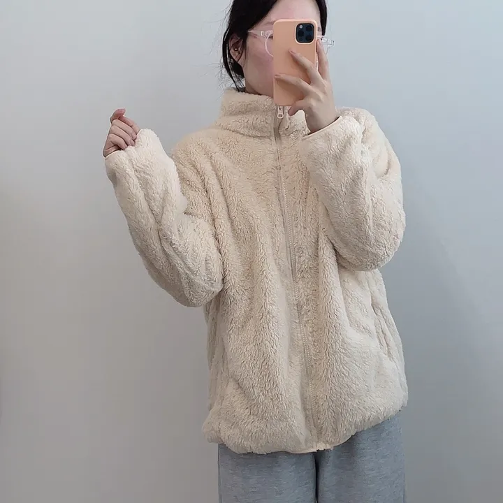 [당일발송/  도톰 !!] 포근 구름빵 양털 후리스(5color) 상세 이미지 16