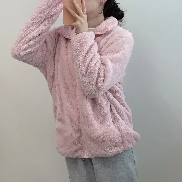 [당일발송/  도톰 !!] 포근 구름빵 양털 후리스(5color) 상세 이미지 24
