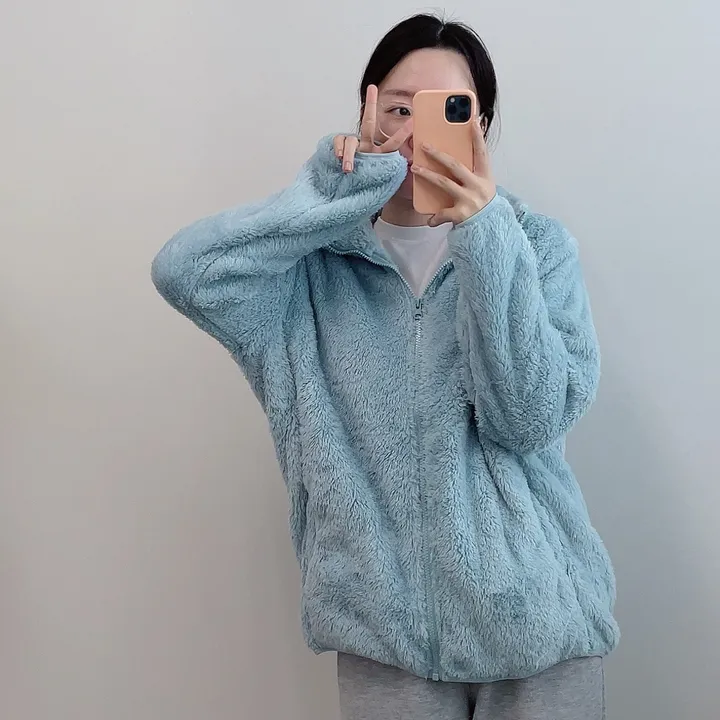 [당일발송/  도톰 !!] 포근 구름빵 양털 후리스(5color) 상세 이미지 29