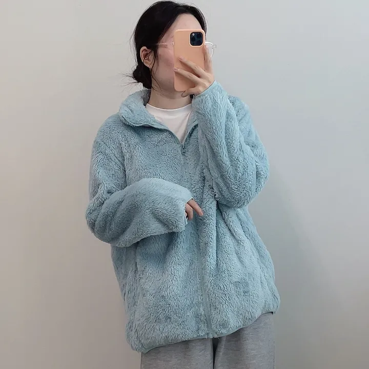 [당일발송/  도톰 !!] 포근 구름빵 양털 후리스(5color) 상세 이미지 31