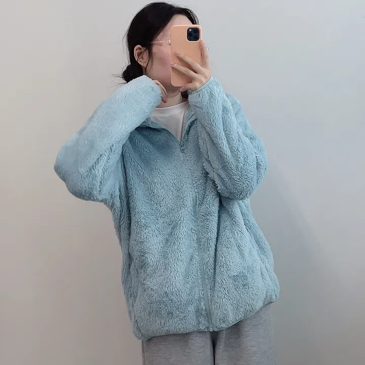 [당일발송/  도톰 !!] 포근 구름빵 양털 후리스(5color) 상세 이미지 32