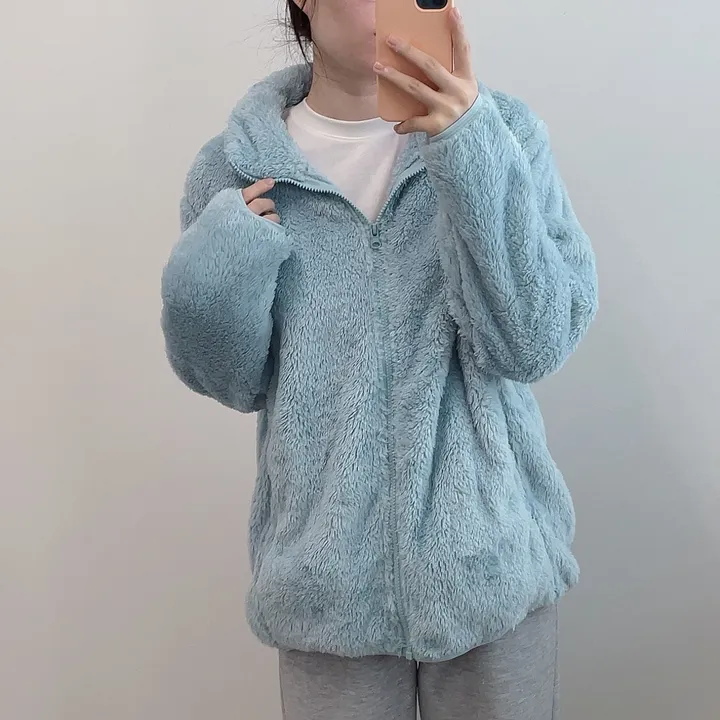 [당일발송/  도톰 !!] 포근 구름빵 양털 후리스(5color) 상세 이미지 36