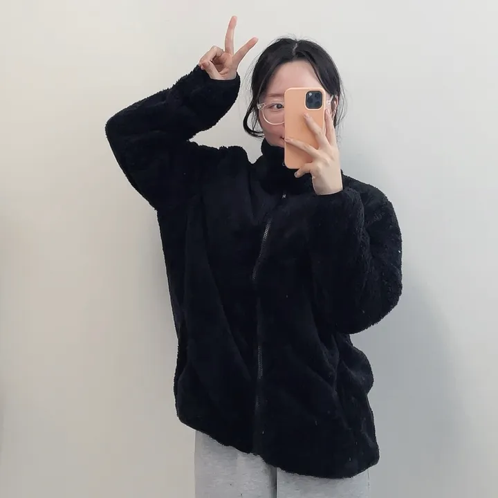 [당일발송/  도톰 !!] 포근 구름빵 양털 후리스(5color) 상세 이미지 39