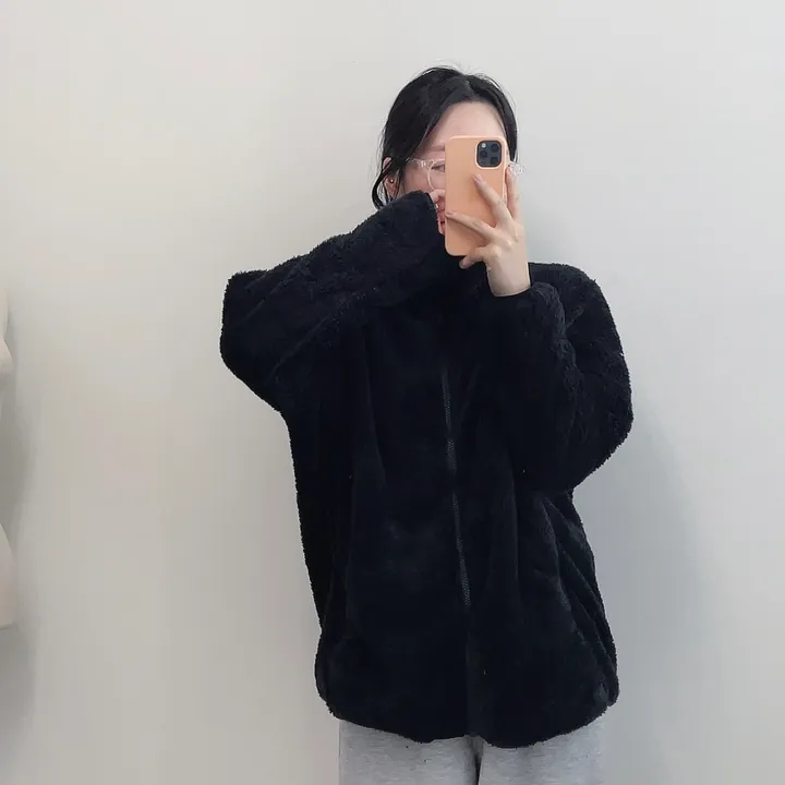 [당일발송/  도톰 !!] 포근 구름빵 양털 후리스(5color) 상세 이미지 45