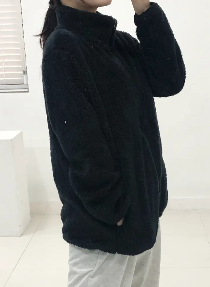 [당일출고]💕깜짝세일💕 도톰 뽀송 양털 루즈핏 후리스집업 2가지 사이즈 남녀공용 6color 상세 이미지 37