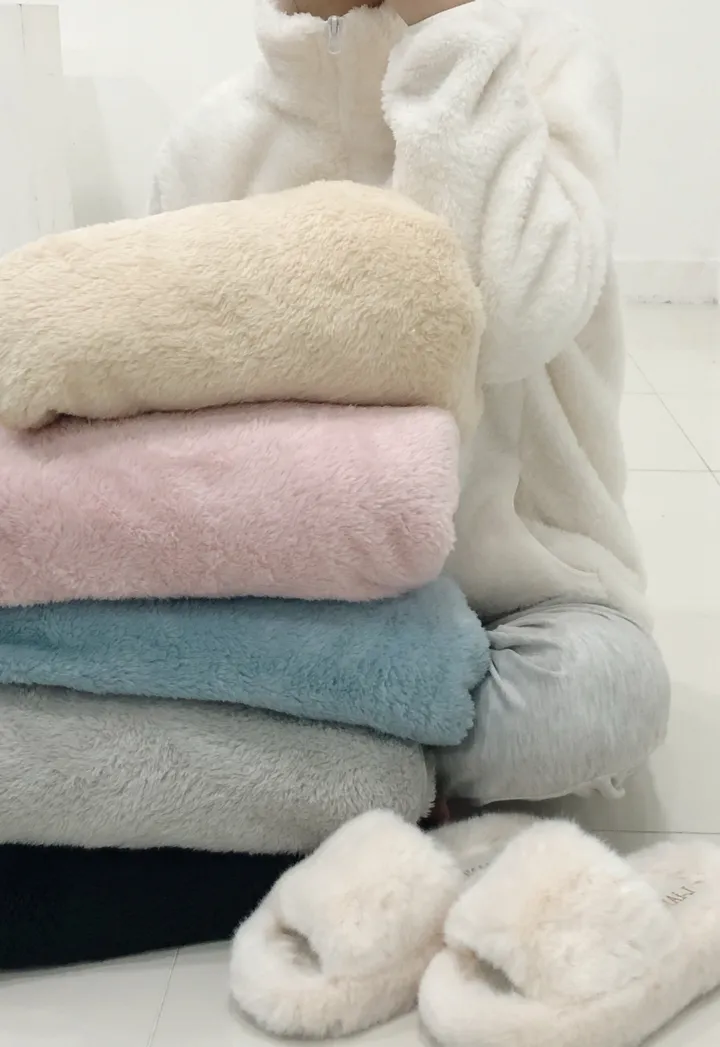 [당일출고]💕깜짝세일💕 도톰 뽀송 양털 루즈핏 후리스집업 2가지 사이즈 남녀공용 6color 상세 이미지 45