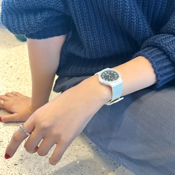 카시오정품 러버 컬러풀 데일리 손목시계 남녀공용 커플시계 학생시계 선물 추천 상세 이미지 9