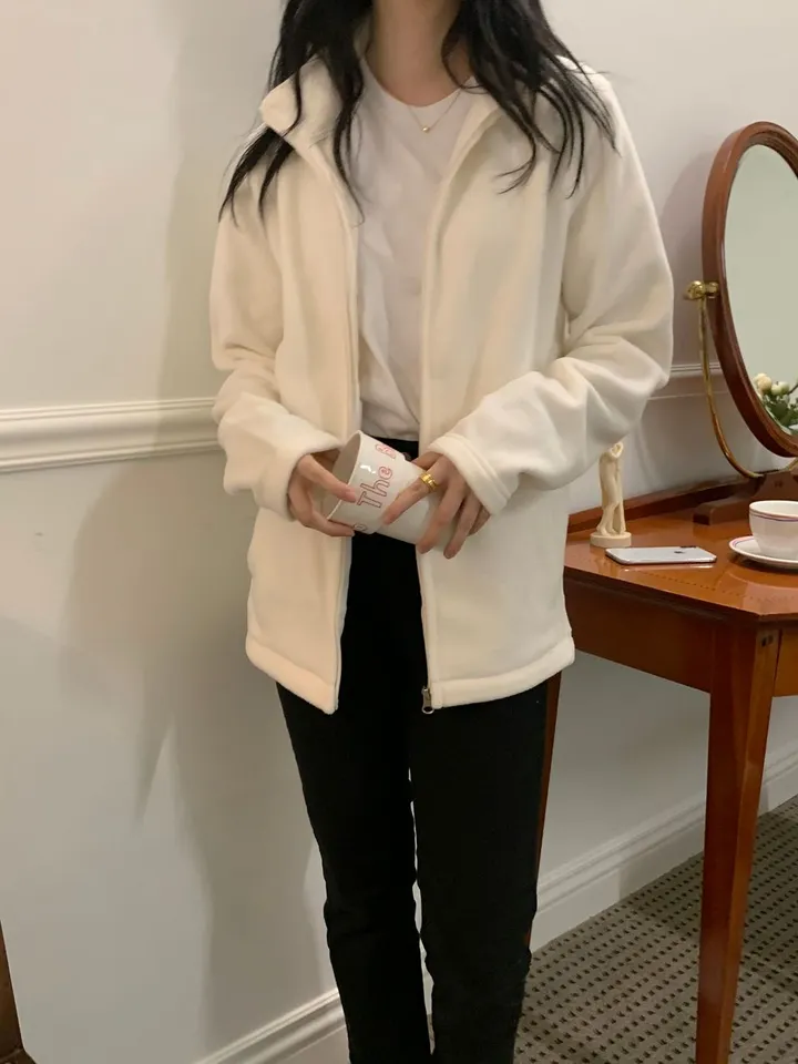 [봄맞이특가할인]베이직 하이넥 집업 상세 이미지 23
