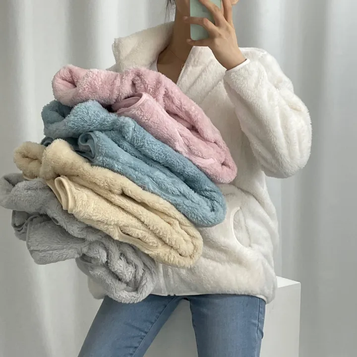 퀄리티🥇당일발송💖[1+1할인/L~XL사이즈] 보들보들 데일리 인생템 도톰 플리스 집업 양털 후리스 6color 상세 이미지 2