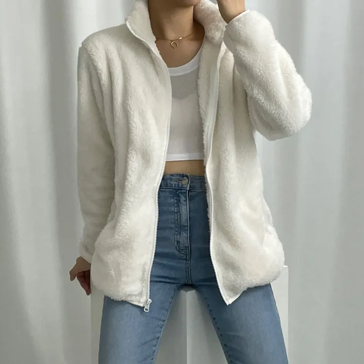퀄리티🥇당일발송💖[1+1할인/L~XL사이즈] 보들보들 데일리 인생템 도톰 플리스 집업 양털 후리스 6color 상세 이미지 6