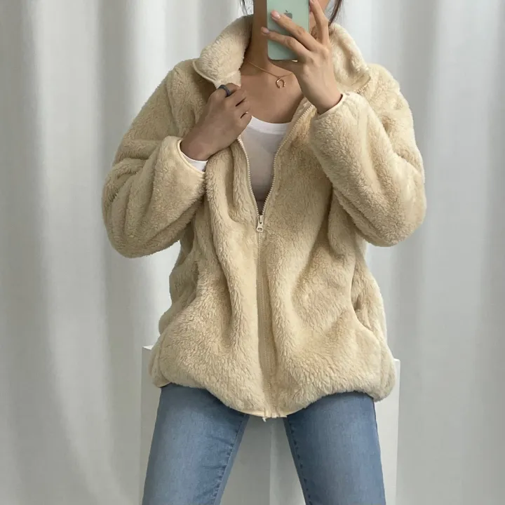 퀄리티🥇당일발송💖[1+1할인/L~XL사이즈] 보들보들 데일리 인생템 도톰 플리스 집업 양털 후리스 6color 상세 이미지 34