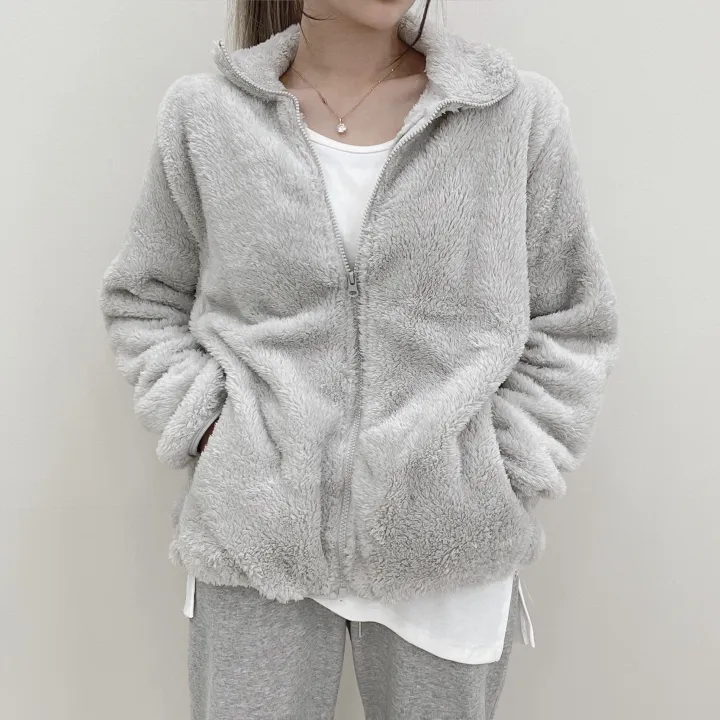 *일주일특가!*[남녀공용/L~XL]꽁꽁 양털 루즈핏 후리스 집업 6color 상세 이미지 14
