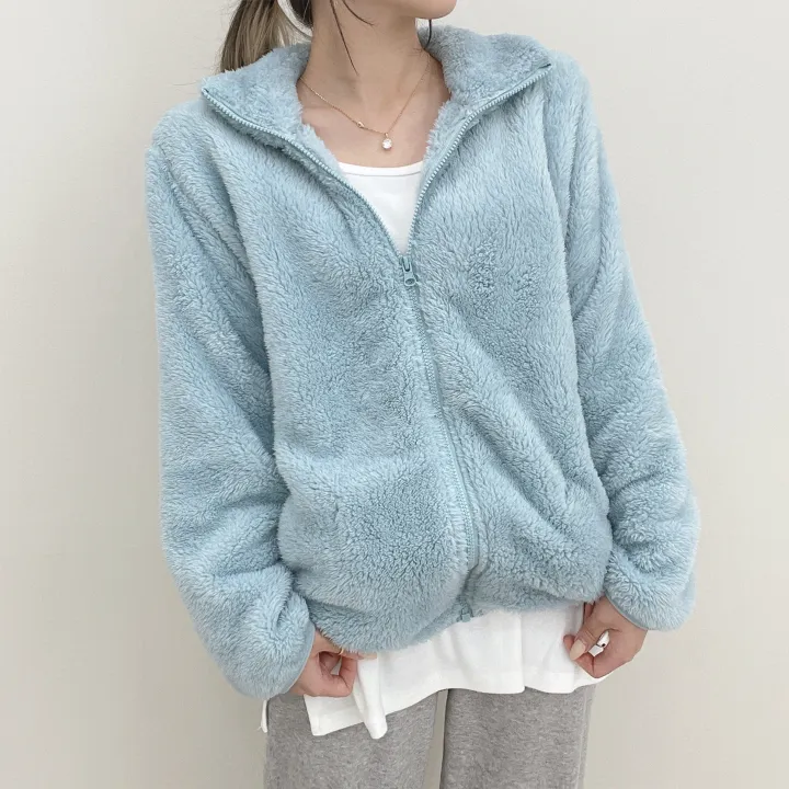 *일주일특가!*[남녀공용/L~XL]꽁꽁 양털 루즈핏 후리스 집업 6color 상세 이미지 52
