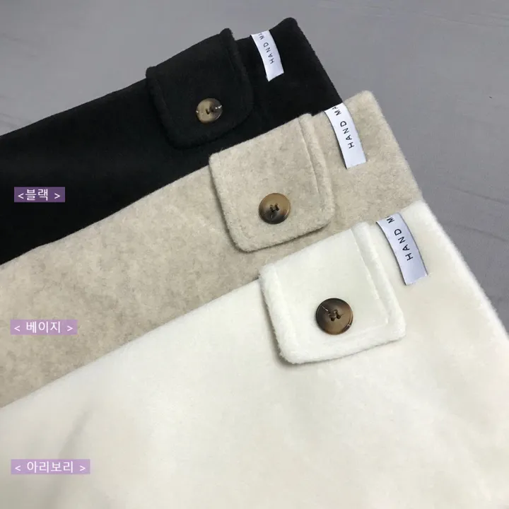 [핸드메이드]떡볶이 단추 코트 상세 이미지 10