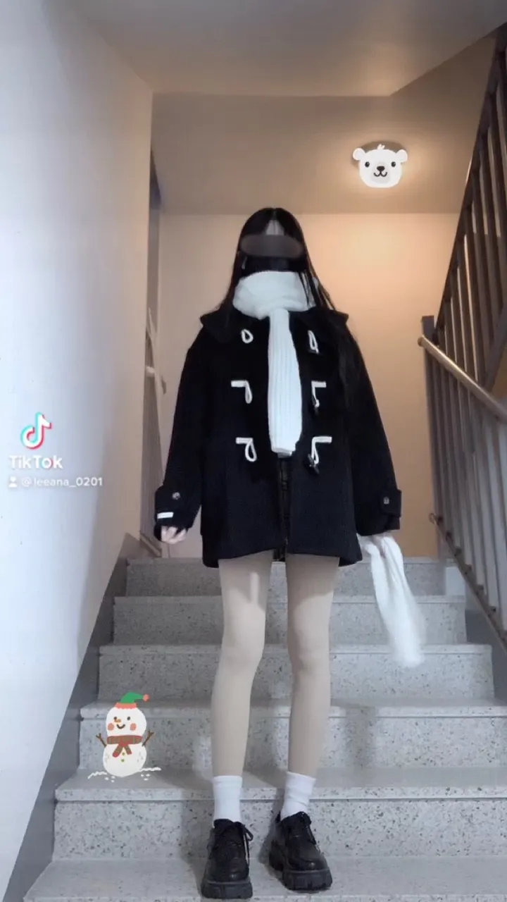 [핸드메이드]떡볶이 단추 코트 상세 이미지 4