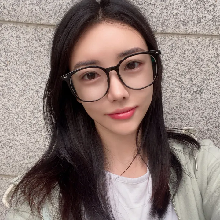 블루라이트 오버사이즈 패션 뿔테 안경 시력보호안경 상세 이미지 5