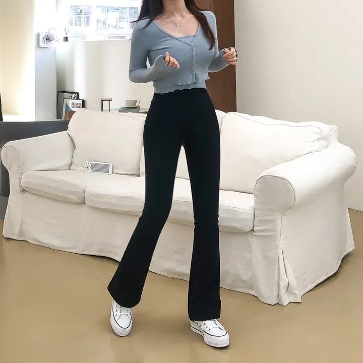 기능성원단 속기모 슬림 스판 하이웨스트 부츠컷 보정 레깅스 팬츠 2color 상세 이미지 10