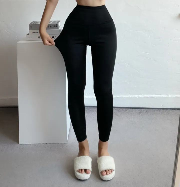 [와이존부각X!/S,M,L]허리말림X 스판최고 데일리 교복템 하이웨스트 국민 9부 쫀쫀 스판 스키니 레깅스 롱 팬츠 (5col):리틀페어리/필라테스 홈트 운동복 갓성비 상세 이미지 8