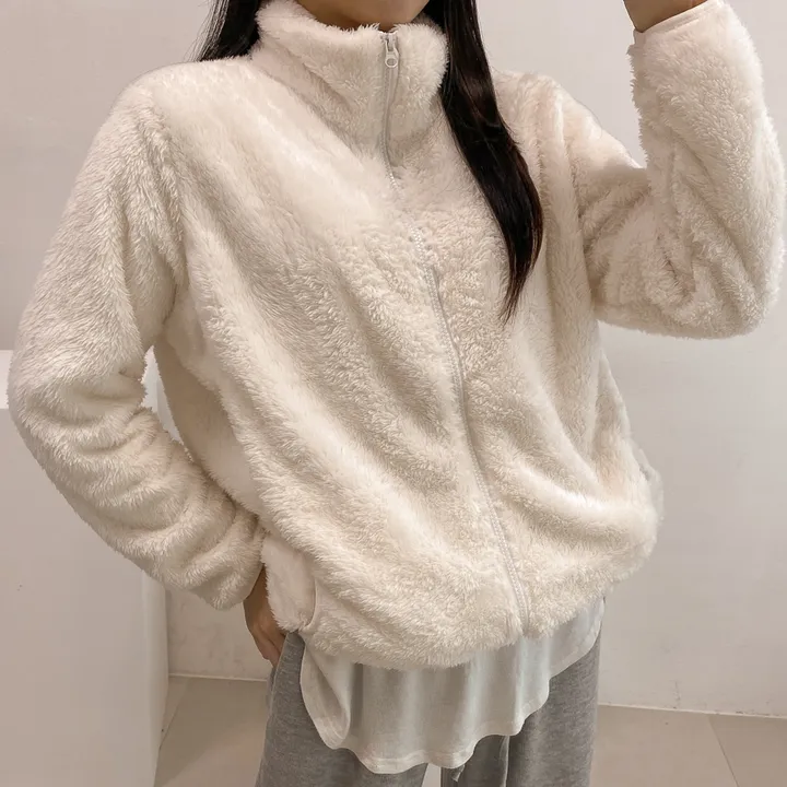 (🧡최저가 / 남녀공용🧡) 따뜻 플리스 후리스 커플 포근 털 겨울 집업 (L~XL) 상세 이미지 20