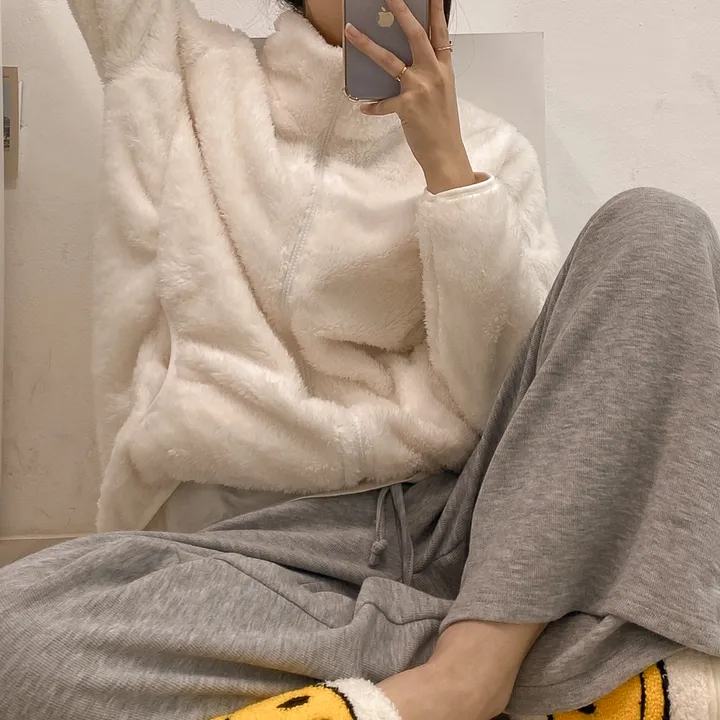 (🧡최저가 / 남녀공용🧡) 따뜻 플리스 후리스 커플 포근 털 겨울 집업 (L~XL) 상세 이미지 27