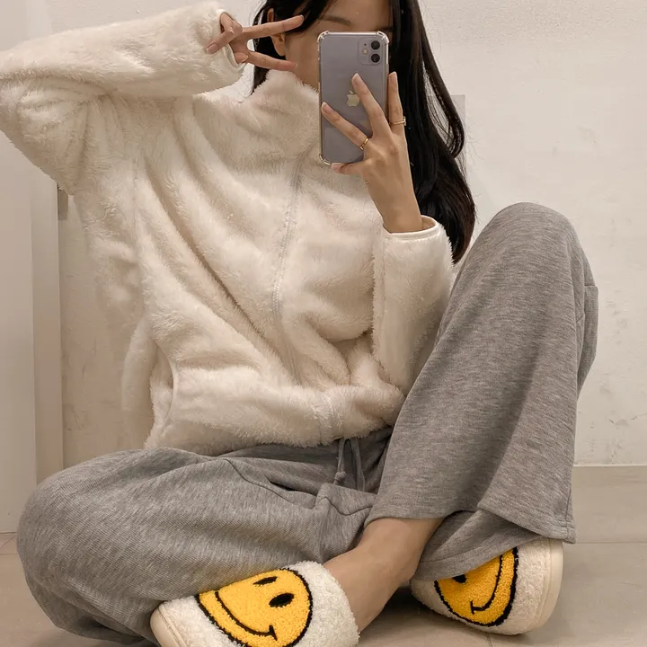 (🧡최저가 / 남녀공용🧡) 따뜻 플리스 후리스 커플 포근 털 겨울 집업 (L~XL) 상세 이미지 25