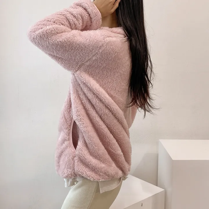 (🧡최저가 / 남녀공용🧡) 따뜻 플리스 후리스 커플 포근 털 겨울 집업 (L~XL) 상세 이미지 41