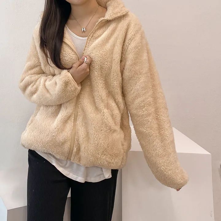 (🧡최저가 / 남녀공용🧡) 따뜻 플리스 후리스 커플 포근 털 겨울 집업 (L~XL) 상세 이미지 51