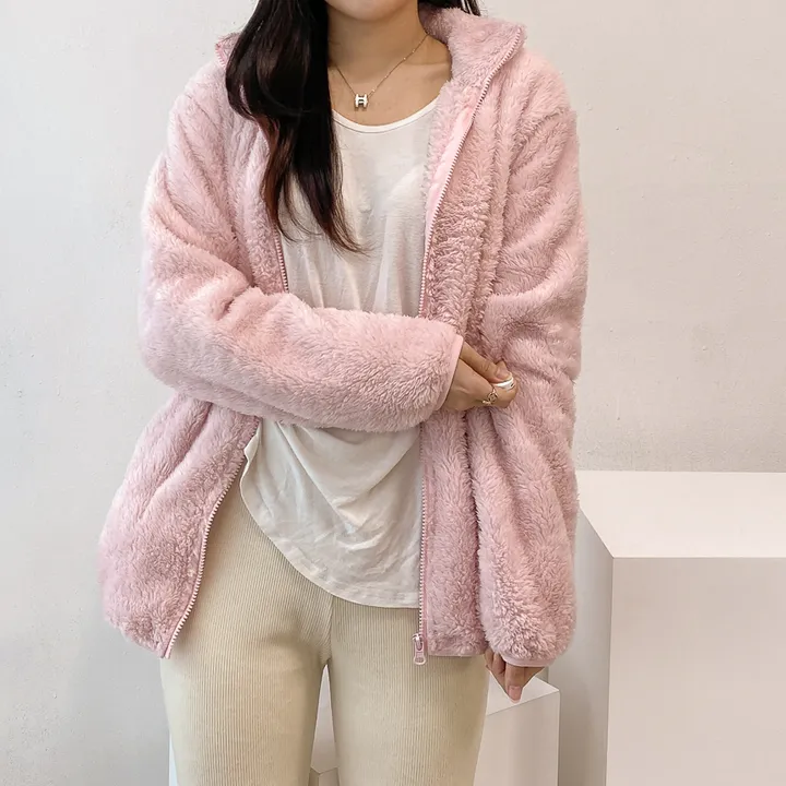 (🧡최저가 / 남녀공용🧡) 따뜻 플리스 후리스 커플 포근 털 겨울 집업 (L~XL) 상세 이미지 39