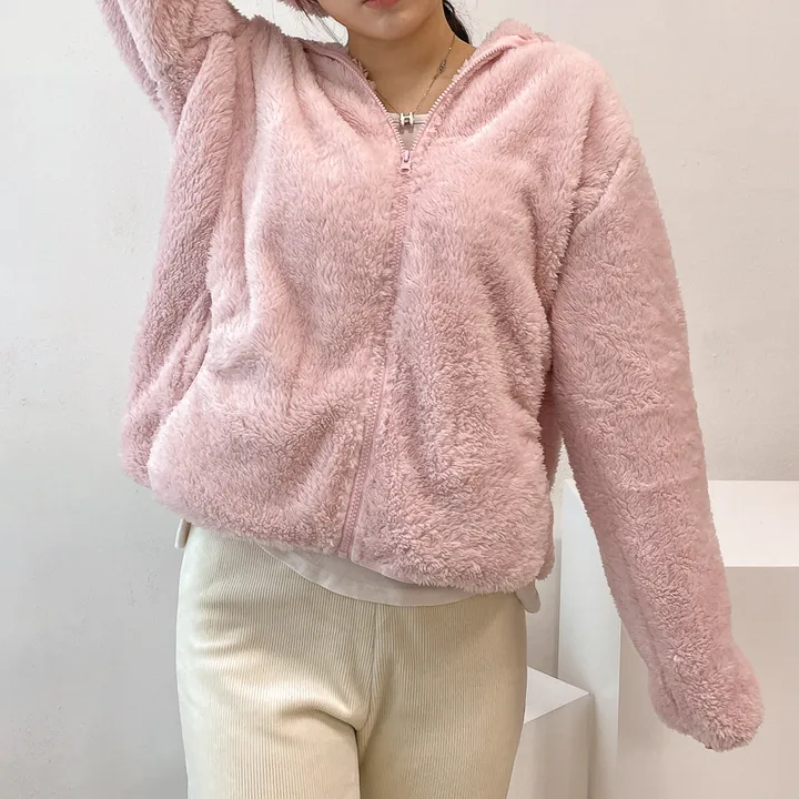(🧡최저가 / 남녀공용🧡) 따뜻 플리스 후리스 커플 포근 털 겨울 집업 (L~XL) 상세 이미지 36