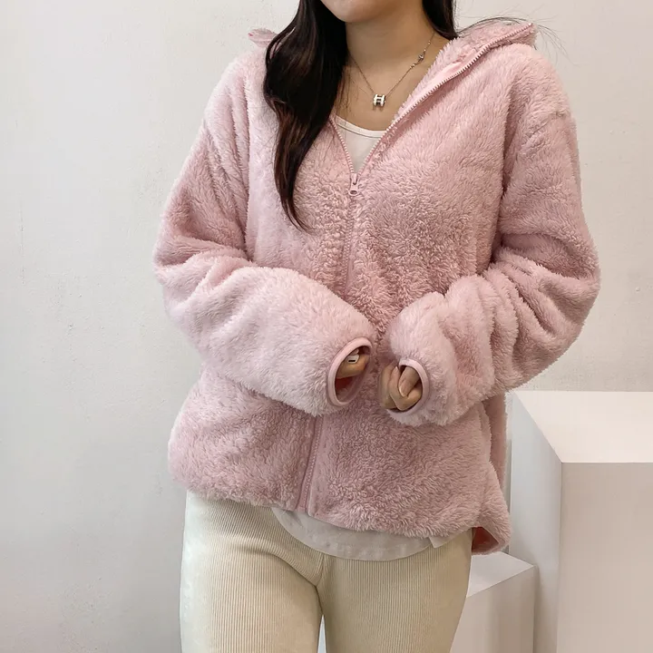 (🧡최저가 / 남녀공용🧡) 따뜻 플리스 후리스 커플 포근 털 겨울 집업 (L~XL) 상세 이미지 42