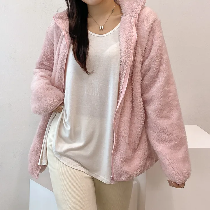 (🧡최저가 / 남녀공용🧡) 따뜻 플리스 후리스 커플 포근 털 겨울 집업 (L~XL) 상세 이미지 40