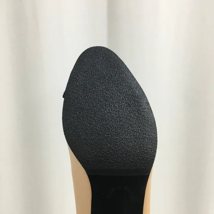 [당일배송/국산수제] 모던 배색 통굽 미들 펌프스 5cm 상세 이미지 13