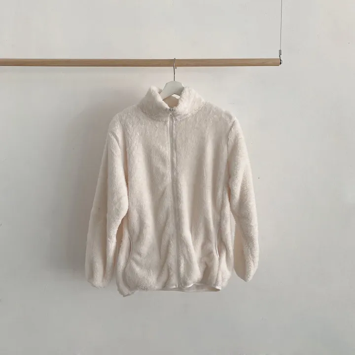 [L~XL]후끈 부드러운 양털 루즈핏 후리스 집업 상세 이미지 26