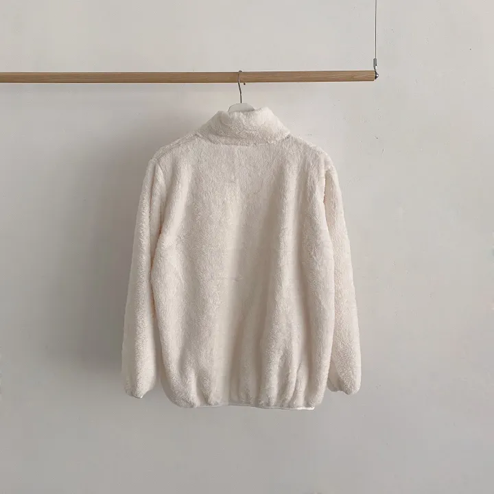 [L~XL]후끈 부드러운 양털 루즈핏 후리스 집업 상세 이미지 28