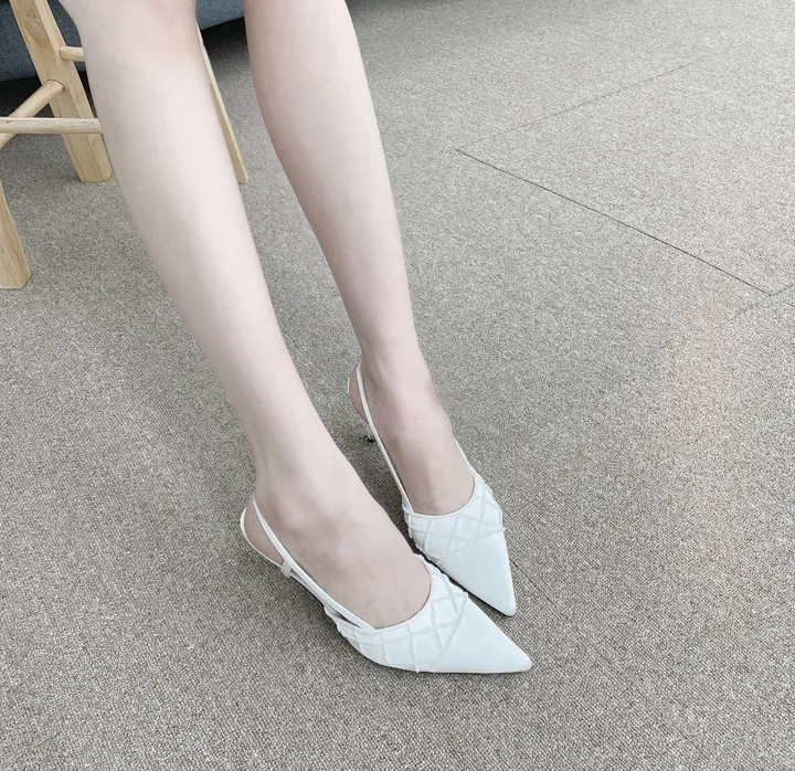 [고퀄 필수템] 새틴 스틸레토 힐 슬링백 상세 이미지 7