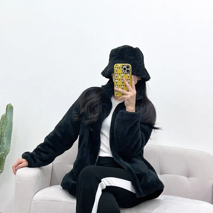 (남녀공용) 몽실 보아털 양털 오버핏 후리스 집업 상세 이미지 40