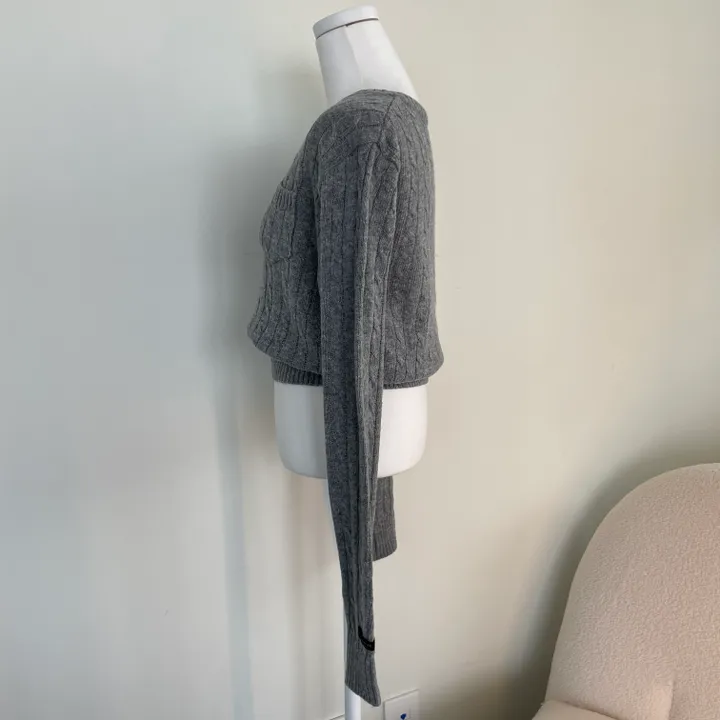 cashmere 3% 세인트 브이넥 꽈배기 니트 - 5color 상세 이미지 36