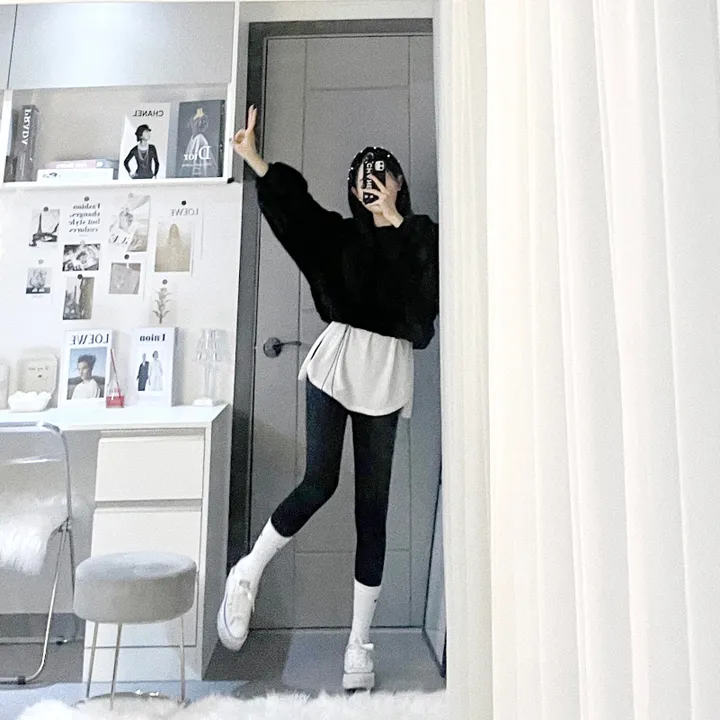 [말라보이는핏🤎/기본아이템 필수 소장 강추!]말랑 쫀득 일자핏 착붙 레깅스 3𝑐𝑜𝑙 상세 이미지 13
