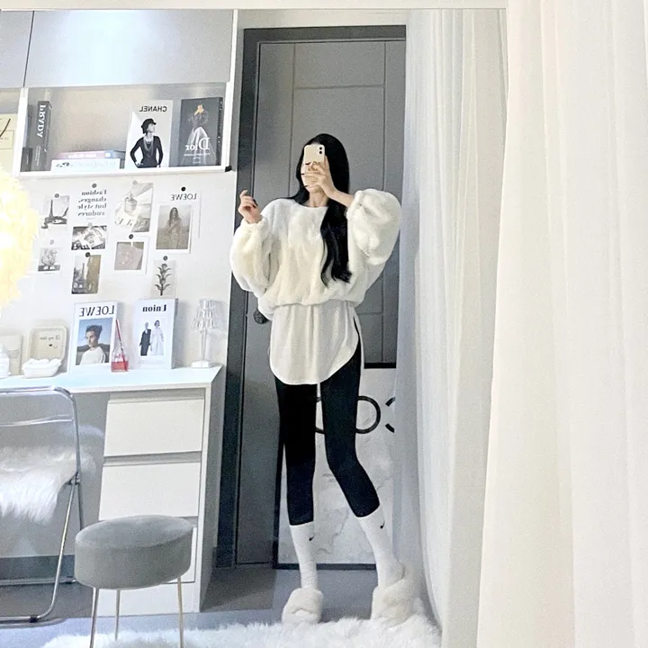 [말라보이는핏🤎/기본아이템 필수 소장 강추!]말랑 쫀득 일자핏 착붙 레깅스 3𝑐𝑜𝑙 상세 이미지 10