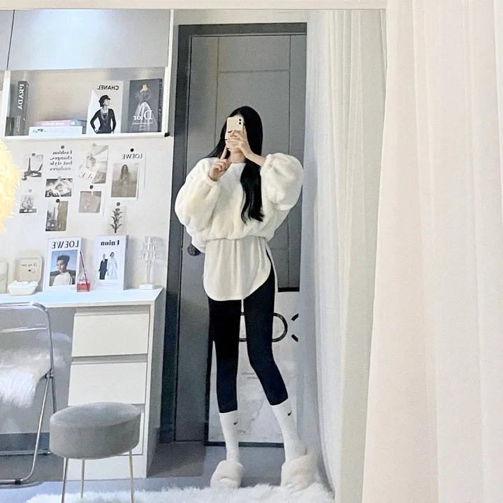 [말라보이는핏🤎/기본아이템 필수 소장 강추!]말랑 쫀득 일자핏 착붙 레깅스 3𝑐𝑜𝑙 상세 이미지 8