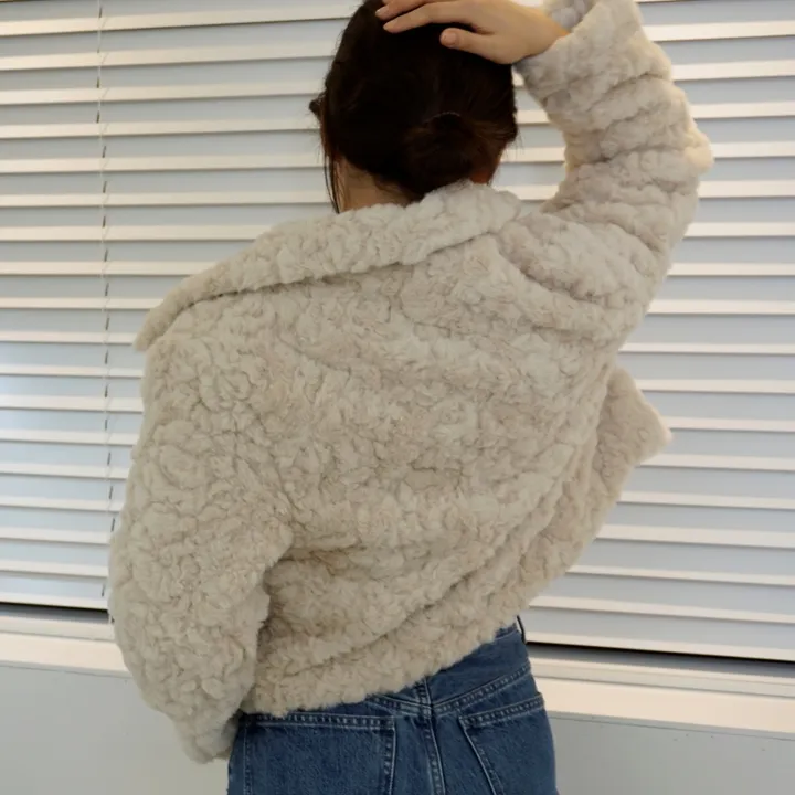 [🔥주말3일만!] 카라 양털 뽀글이 퍼자켓 겨울 떡볶이 숏자켓 상세 이미지 22