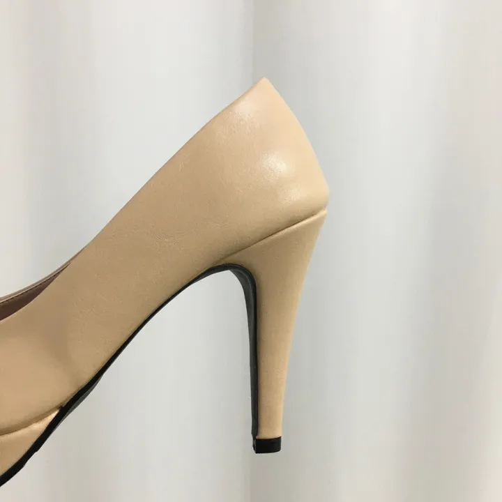 [당일배송/국산수제] 슬림 스틸레토 가보시 쿠션 베이직 힐 10cm 상세 이미지 12