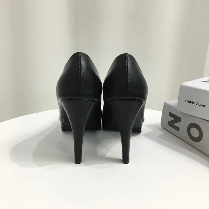 [당일배송/국산수제] 슬림 스틸레토 가보시 쿠션 베이직 힐 10cm 상세 이미지 33