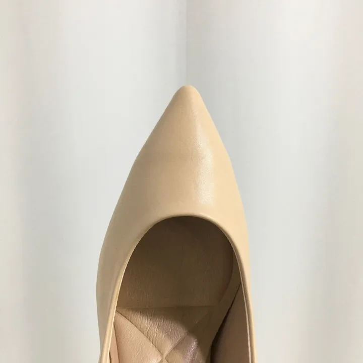 [당일배송/국산수제] 슬림 스틸레토 가보시 쿠션 베이직 힐 10cm 상세 이미지 8