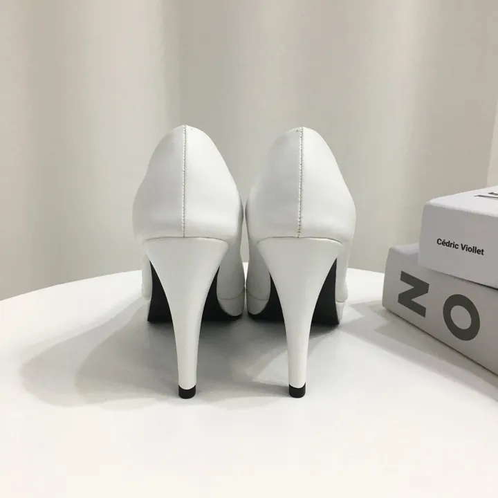 [당일배송/국산수제] 슬림 스틸레토 가보시 쿠션 베이직 힐 10cm 상세 이미지 17