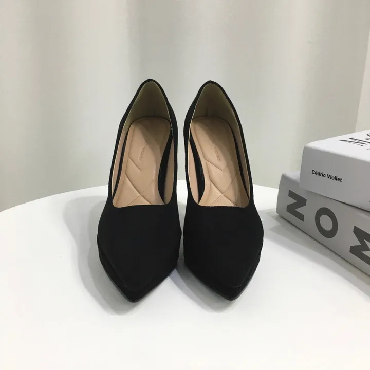[당일배송/국산수제] 슬림 스틸레토 가보시 쿠션 베이직 힐 10cm 상세 이미지 38