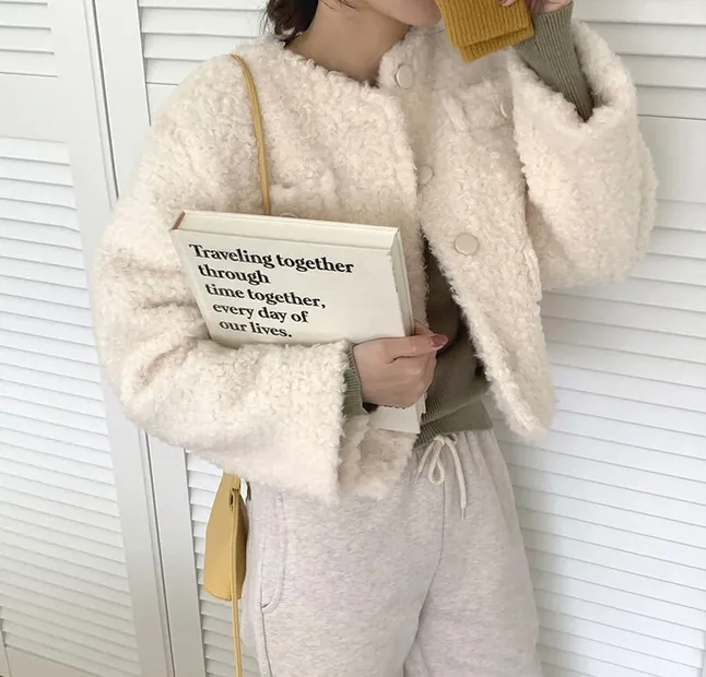 *원조맛집🧸당일출고 *뽀글이 플리스 자켓 아우터(2color)양털자켓/아우터/뽀글이/뽀글자켓/양털/후리스/겨울니트/겨울자켓/삿포로/숏패딩/플리스/떡볶이코트/겨울패딩/플리스자켓 상세 이미지 11